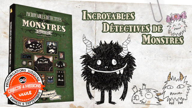 Cover image of the project INCROYABLES DETECTIVES DE MONSTRES Jeu de rôle pour enfants