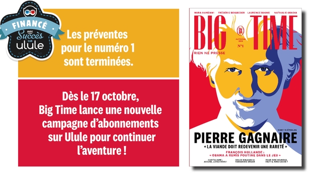 Cover image of the project Big Time, numéro 1