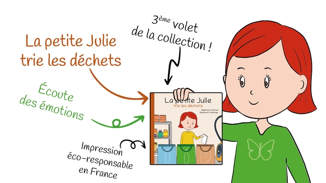 Cover image of the project La petite Julie trie les déchets