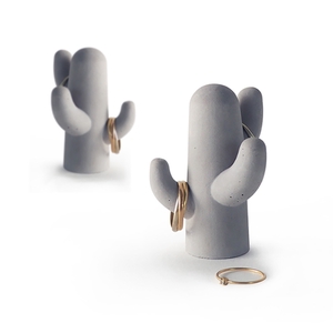 Porte-bijoux en béton x2 - Cactus