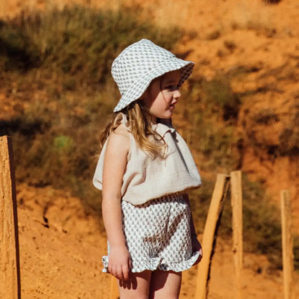 Short fille fleuri FIGUIER