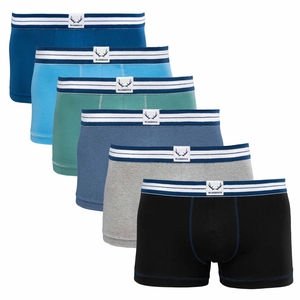 Pack de 6 boxers classiques en coton bio