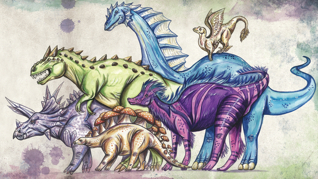 Cover image of the project livre "le grimoire des dinosaures oubliés"