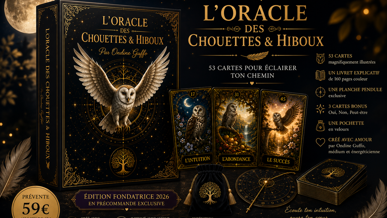 L'Oracle des Chouettes et Hiboux- 53 cartes de guidance