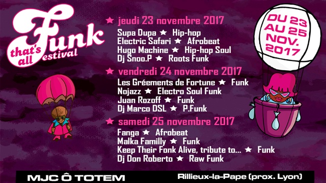 Imagen de portada del proyecto That's all Funk Festival 2017