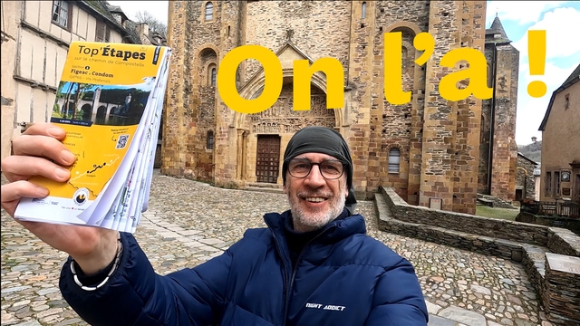 Cover image of the project Le chemin de Compostelle se plie en cartes