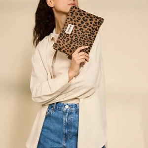 Pochette Ema Léopard cannelle