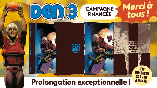 Image de couverture de la collecte DEN LES ENFANTS DU FEU, La Saga Culte de Richard CORBEN