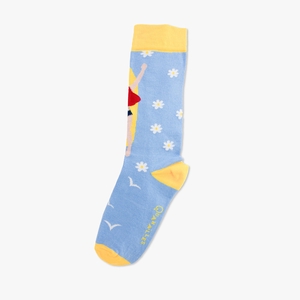 Atelier Salé | Chaussette à l'unité "Surfer le jour jaune"