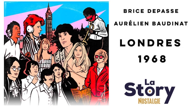 Cover image of the project BD "La Story Nostalgie - Londres 1968"