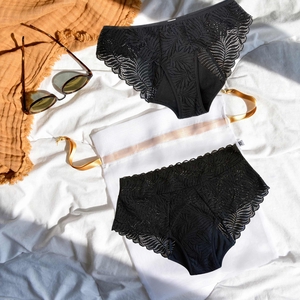 Duo menstruel Dentelle culotte italienne + culotte taille haute 🩸🩸-🩸🩸🩸 [Nouveauté]