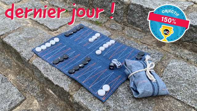 Image de couverture de la collecte tric trac, le backgammon de voyage éco-conçu