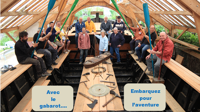 Cover image of the project Le gabarot, embarquez pour l'aventure!