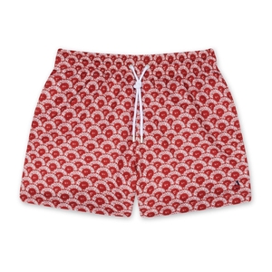 Short de bain - Récifs bordeaux