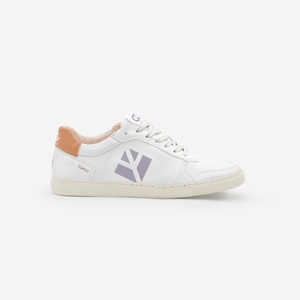Baskets Topsy - Blanc / Saumon / Violet