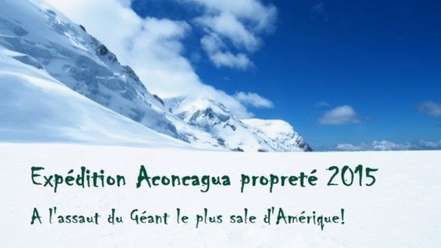 Cover image of the project Aconcagua, nettoyage au sommet