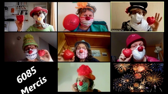 Cover image of the project Des clowns agitateurs de vie en EHPAD