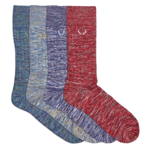 4 paires de chaussettes chinées (option 2)
