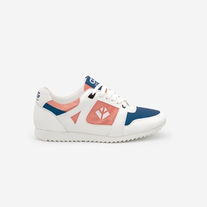 Baskets Raven - Corail/Bleu Femme