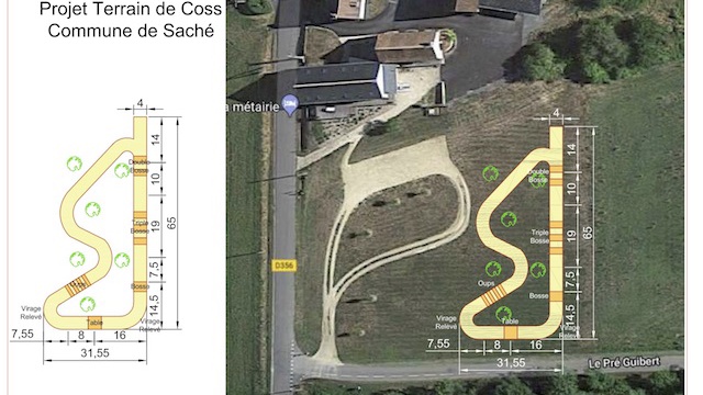 Cover image of the project Terrain de BMX à Saché (37)