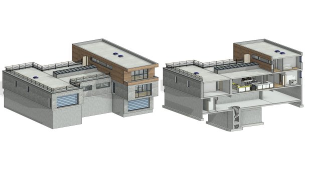 Cover image of the project MIB-3D : BIM, Relevés 3D, Modélisation, VR