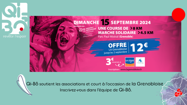 Image de couverture de la collecte L'équipe Qi-Bô court la Grenobloise