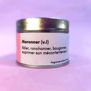 Bougie Maronner - parfumé barbe à papa - 90g