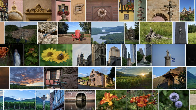 Cover image of the project Impression de toiles pour une exposition photo en France