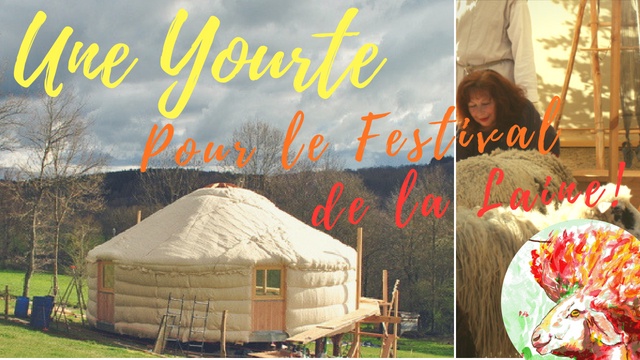Cover image of the project Une Yourte pour le Festival de la Laine