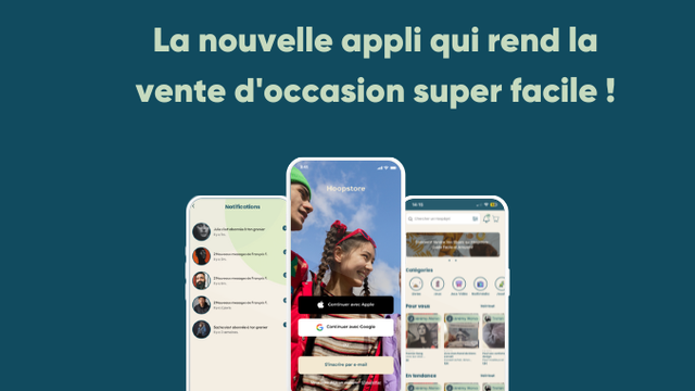 Cover image of the project Hoopstore : L'appli pour vendre des objets en 30 secondes⚡