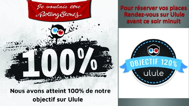 Cover image of the project Je voulais être Rolling Stones