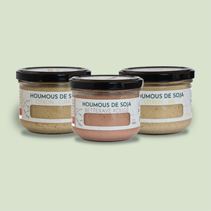 Houmous de soja - La trilogie
