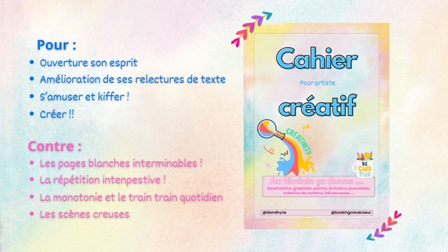 FAIL : Cahier créatif pour les créatifs