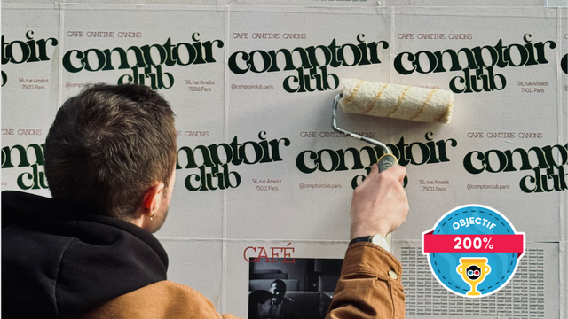 Cover image of the project Comptoir Club, le nouveau café-bistro, rue Amelot Paris 11🔥