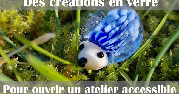 🔥Verre🔥: Bijoux & initiations dans un atelier ♿ tout neuf!