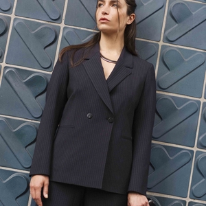 Veste ceinturée - Rayure Tennis Flannel