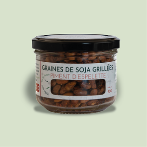 Graines de soja grillées - Piment d'Espelette