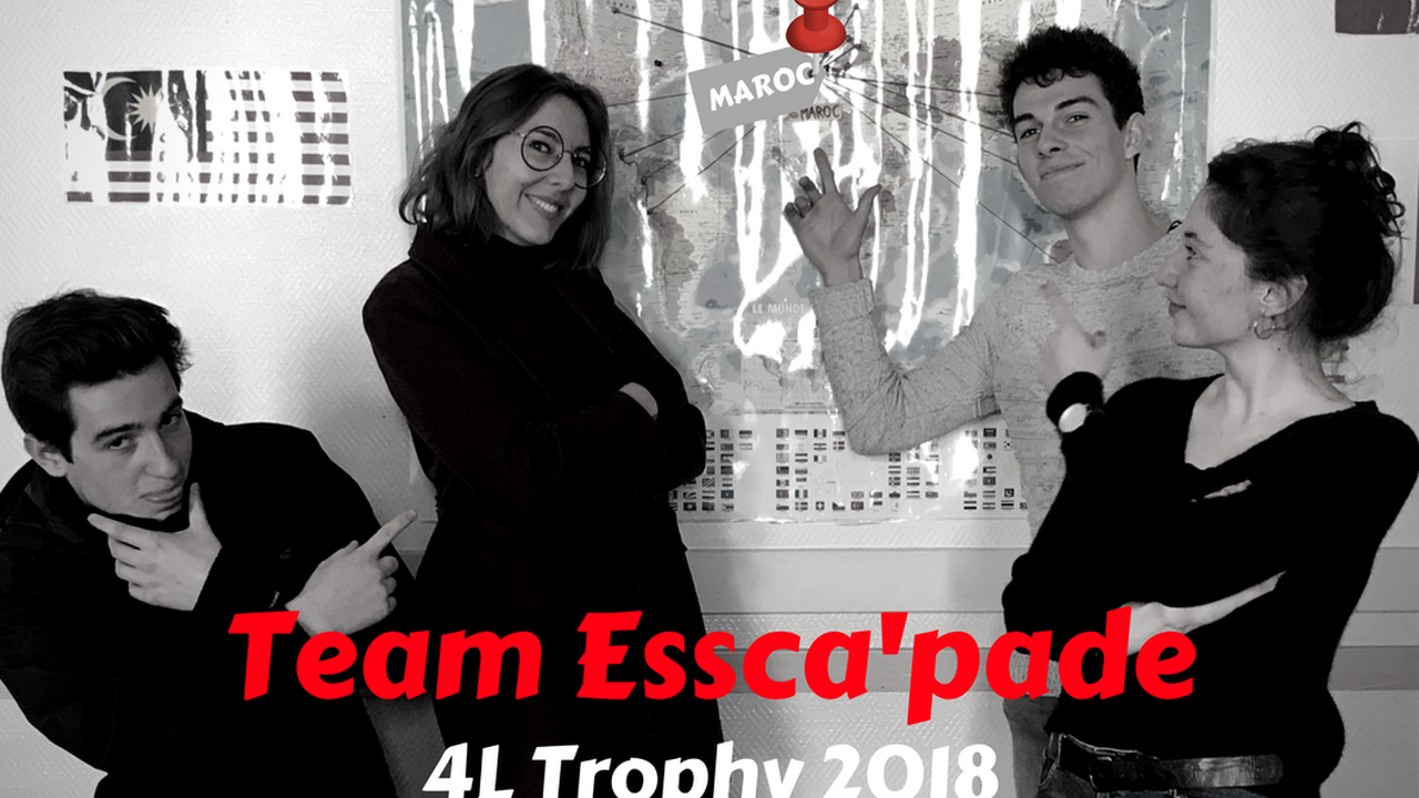 L'Essca'pade du 4L Trophy 2018 - Equipage n°1800
