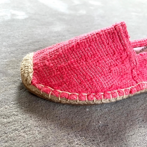 Les espadrilles Naturelles Framboise