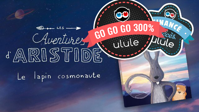 Cover image of the project Les aventures d'Aristide, le lapin cosmonaute