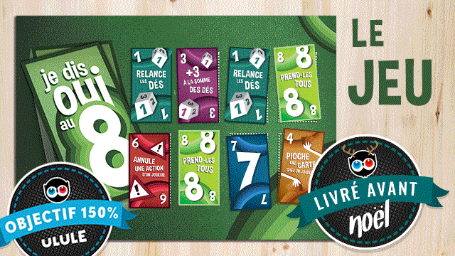 Cover image of the project "Je dis oui au 8" : le jeu !