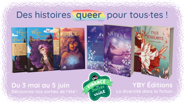 Cover image of the project Les sorties estivales d’YBY Éditions