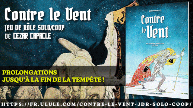 Cover image of the project CONTRE LE VENT Jeu de rôle solo/coop