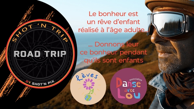 Cover image of the project Road-trips moto pour réaliser des rêves d'enfants malades
