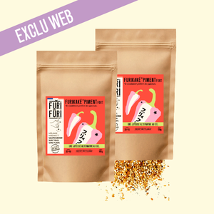 ECO-RECHARGE FURIKAKE PIMENT FORT DUO - Alternative au sel - Condiment sésame & algues