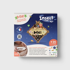 Le kit Insectes | Fabrique ton hôtel à insectes en bois