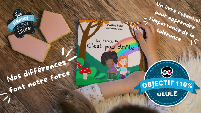 Cover image of the project "C'est pas drôle !" Album pour enfants sur la tolérance