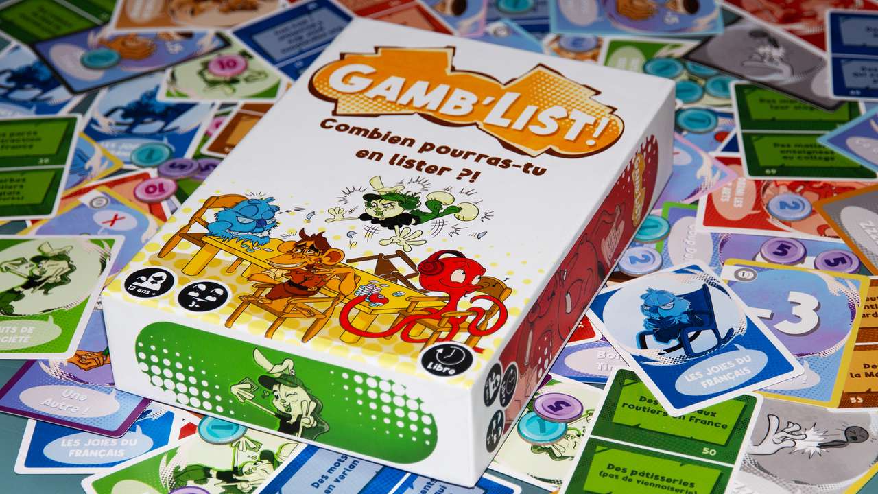 Gamb'List! Le jeu de société mêlant culture G et poker
