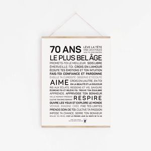 Affiche "70 ans"