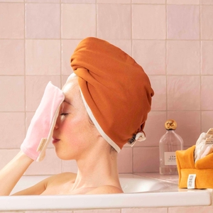 La serviette à cheveux "turban"